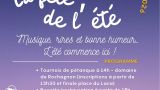 Affiche fête de l'été 4 juillet 2026