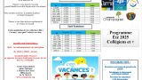 programme Juillet Aout