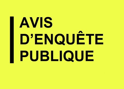 avis d'enquête publique