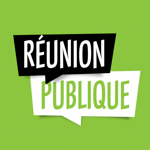 Réunion publique invitation