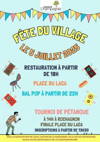 Fête du village Champagnier 2025