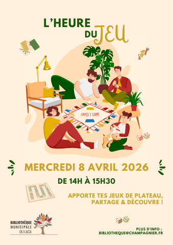 Affiche heure du jeu