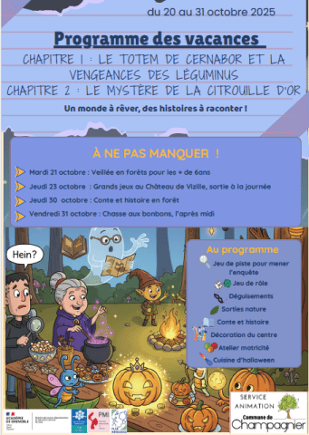 affiche centre de loisir