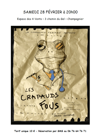 Affiche les crapauds fous