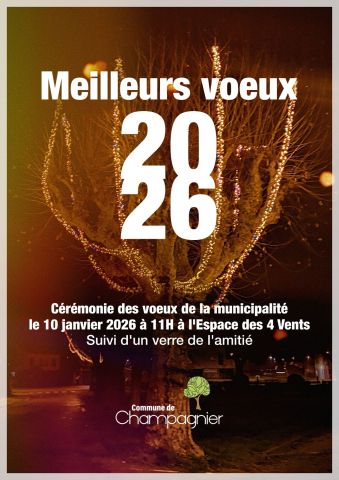 Invitation voeux 2026