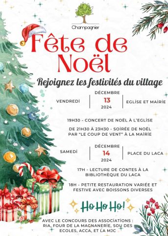 Affiche fĂŞte de Noel